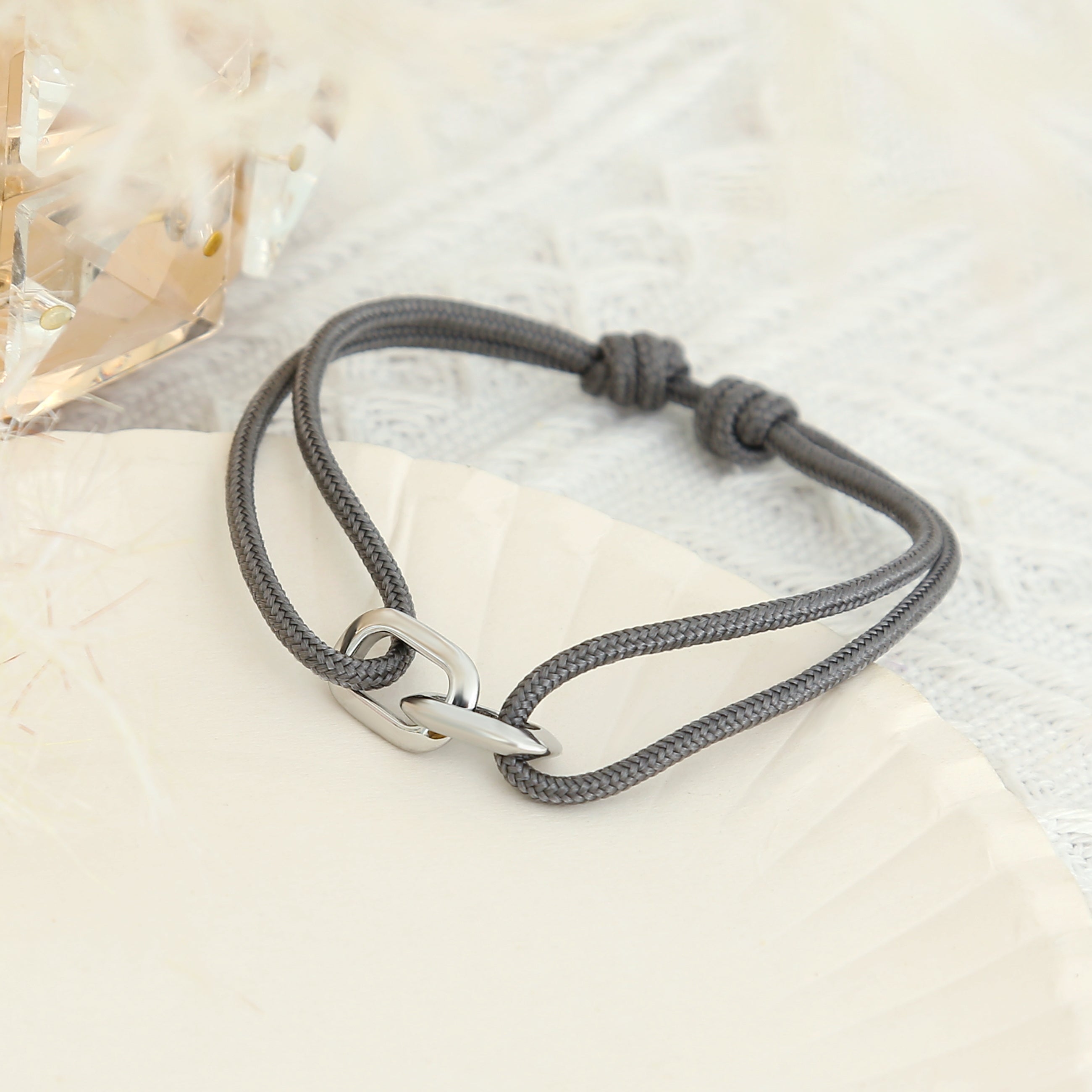 Unity Bracelet - Grey Silver