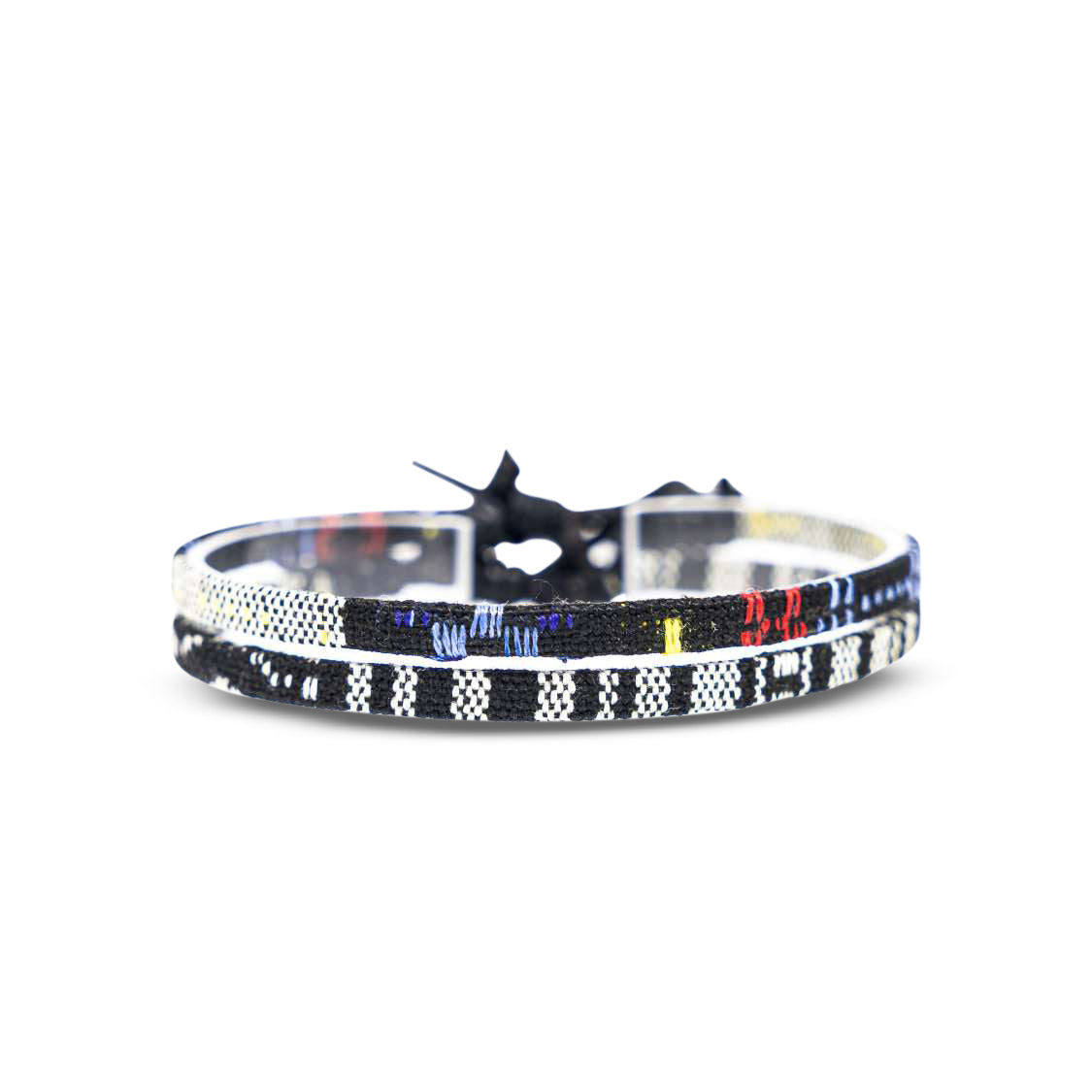 2x Boho Surfer Bracelet Men - Black + Space