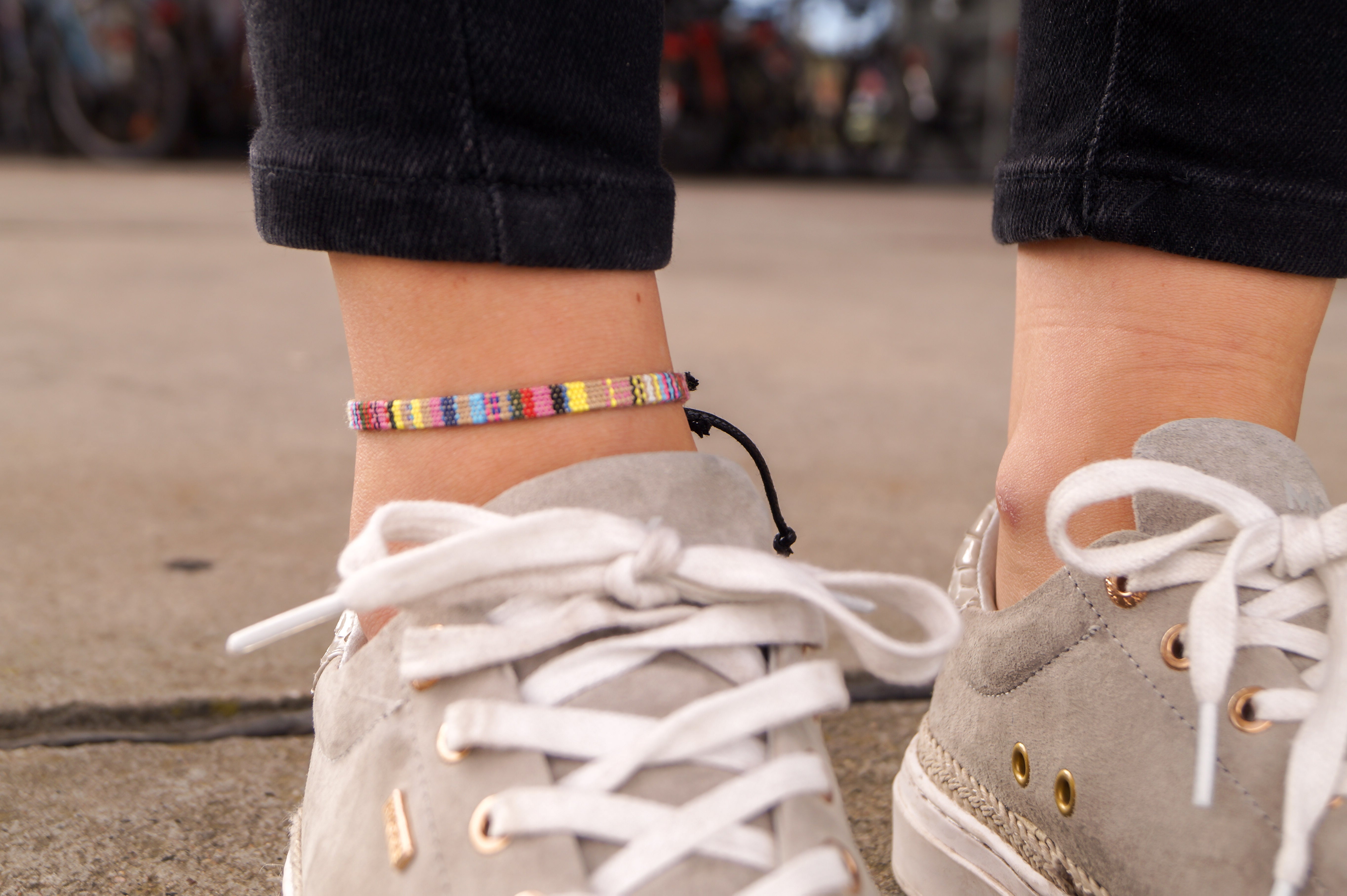Boho Surfer Anklet - Yellow