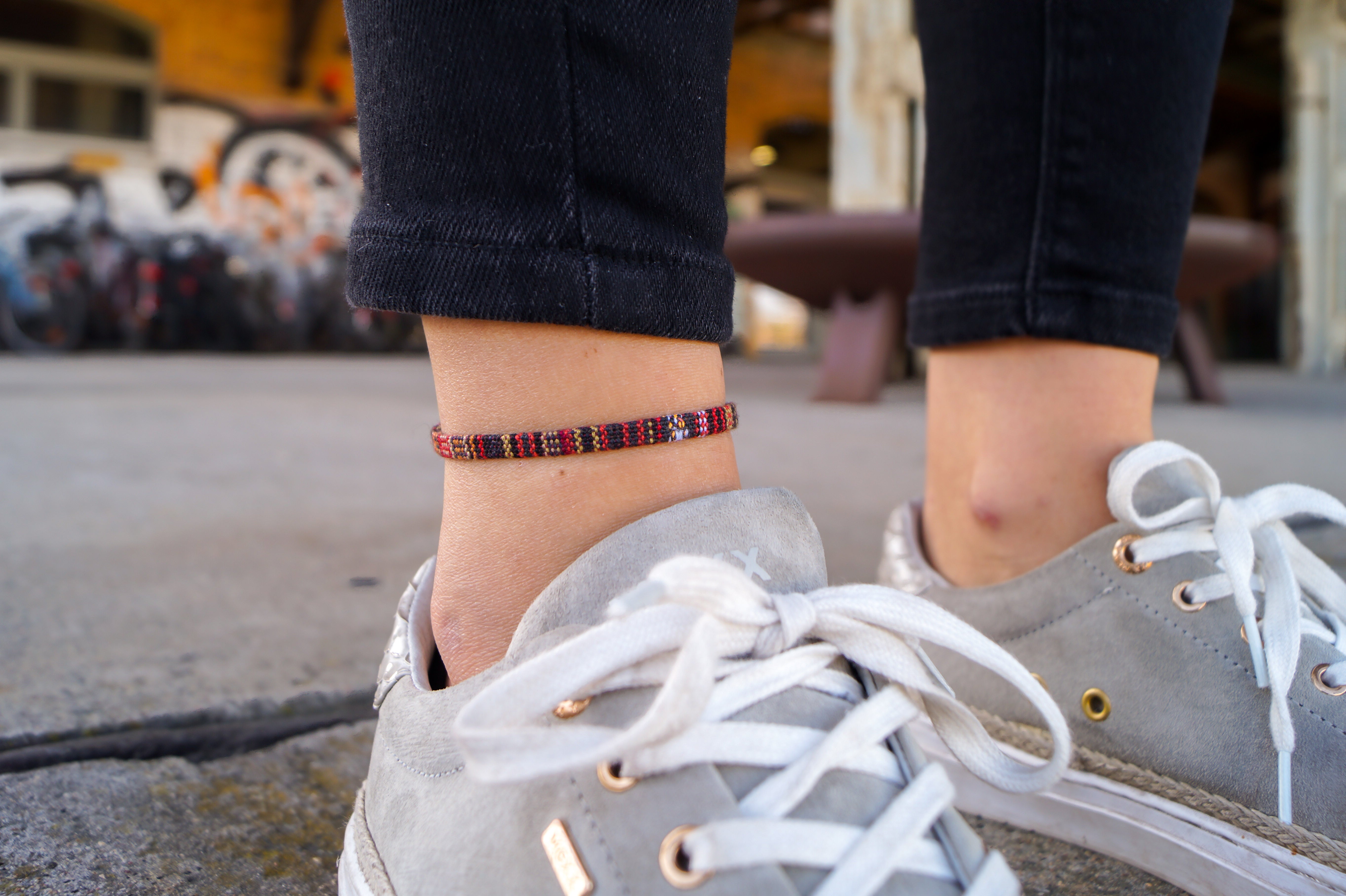 Boho Surfer Anklet - Brown