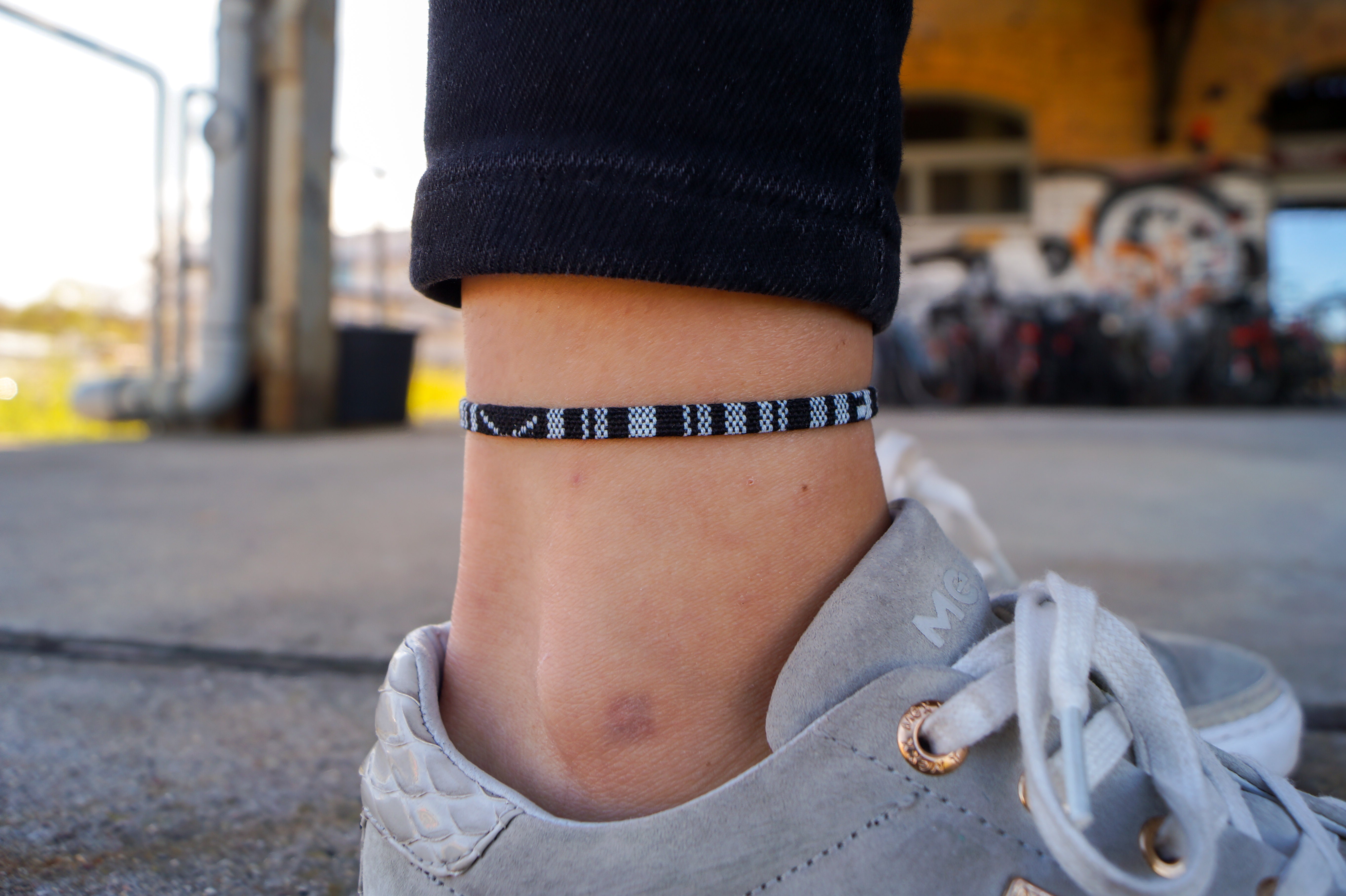 Boho Surfer Anklet - Black