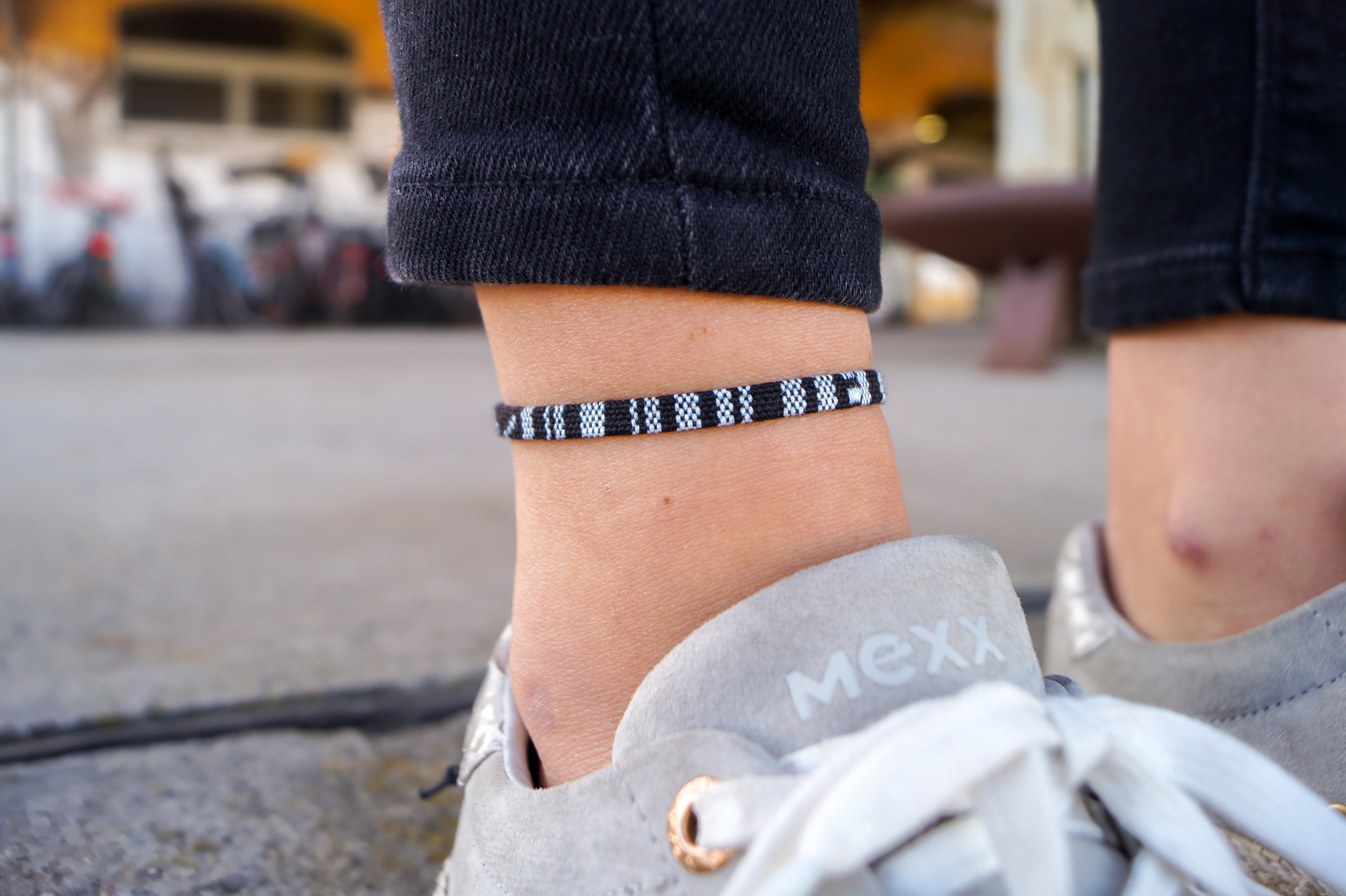 Boho Surfer Anklet - Black