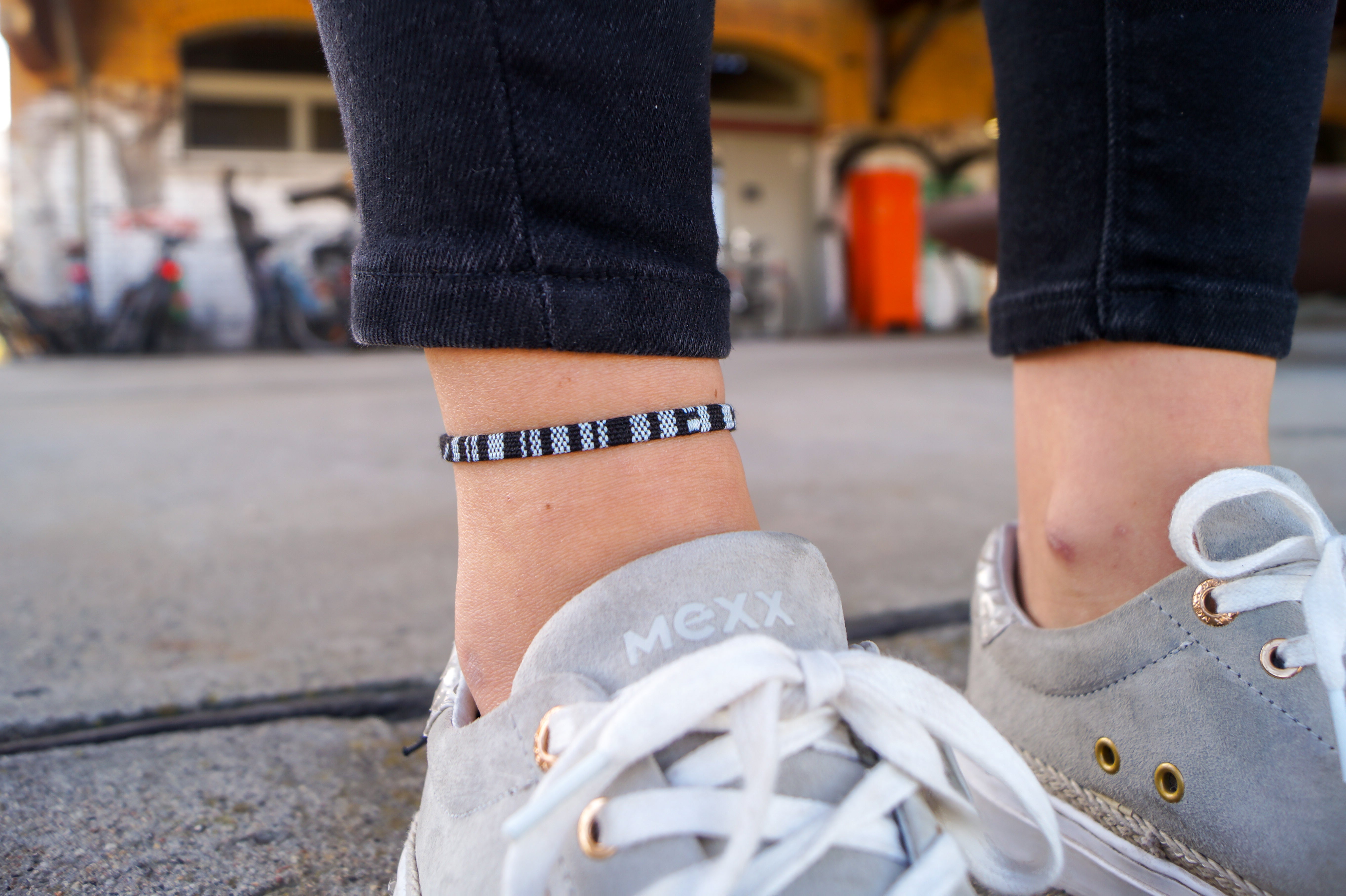 Boho Surfer Anklet - Black