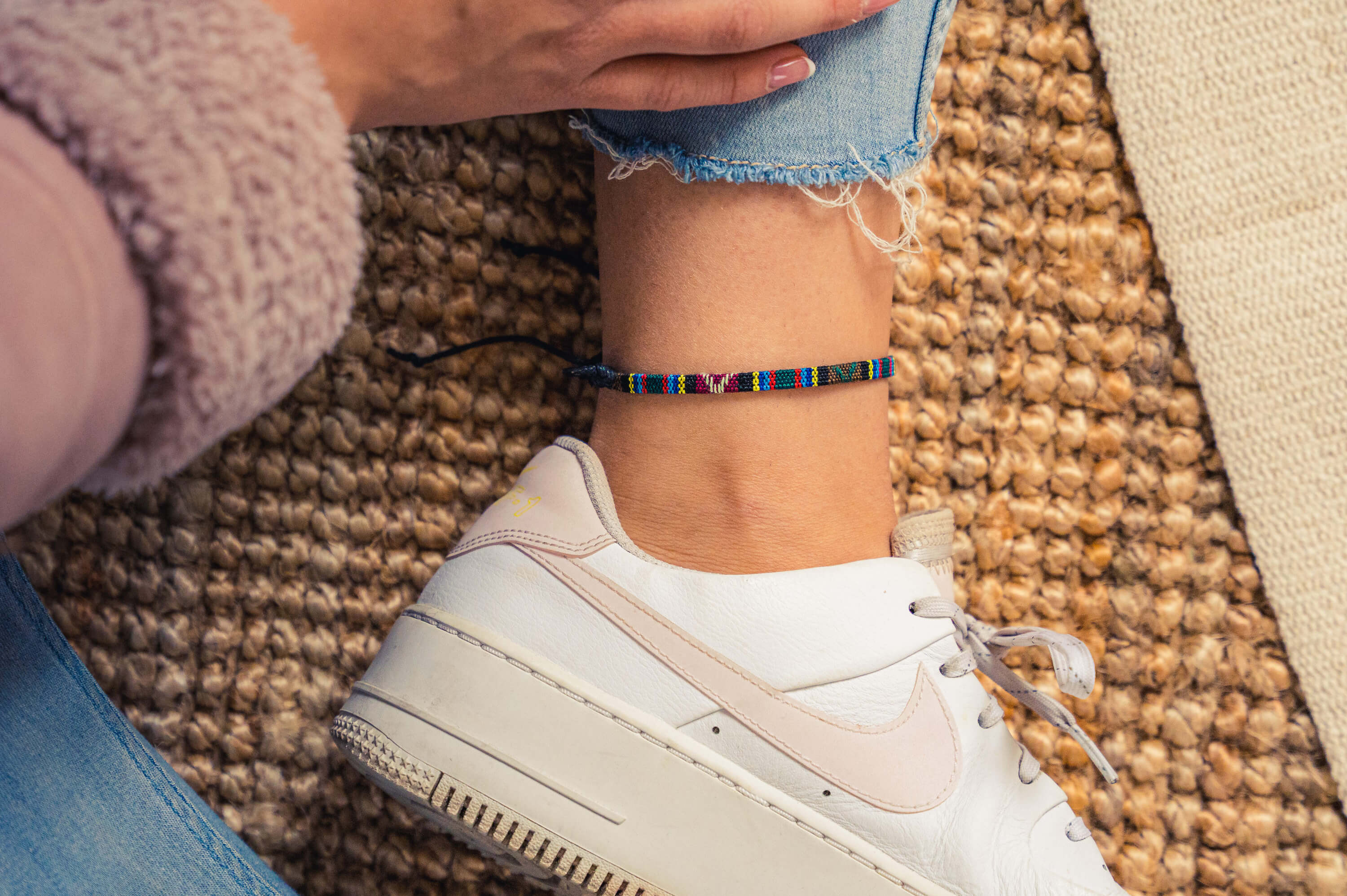 Boho Surfer Anklet - Aztec