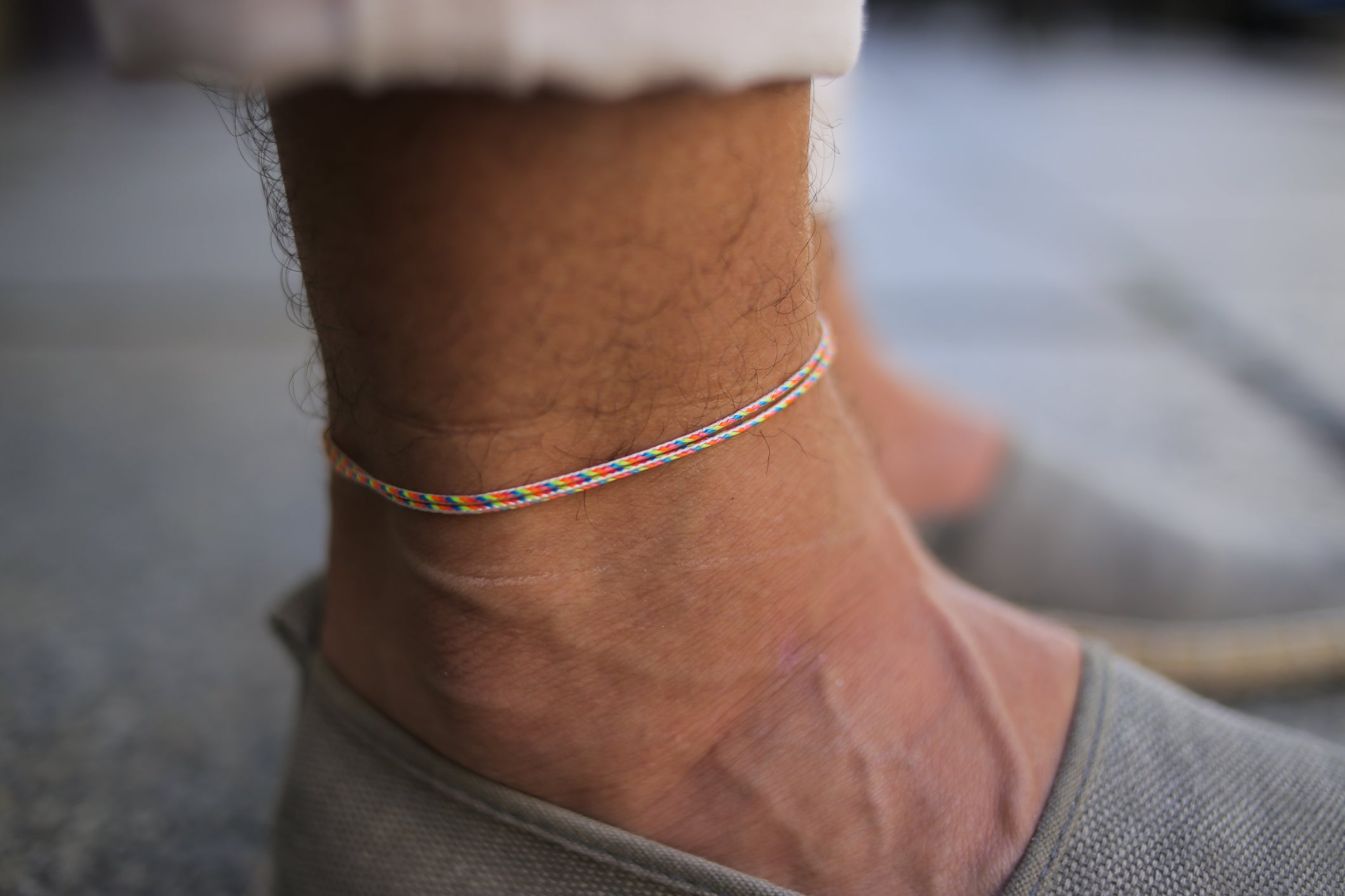 Snap Hook Wrap Anklet - Retro Gold