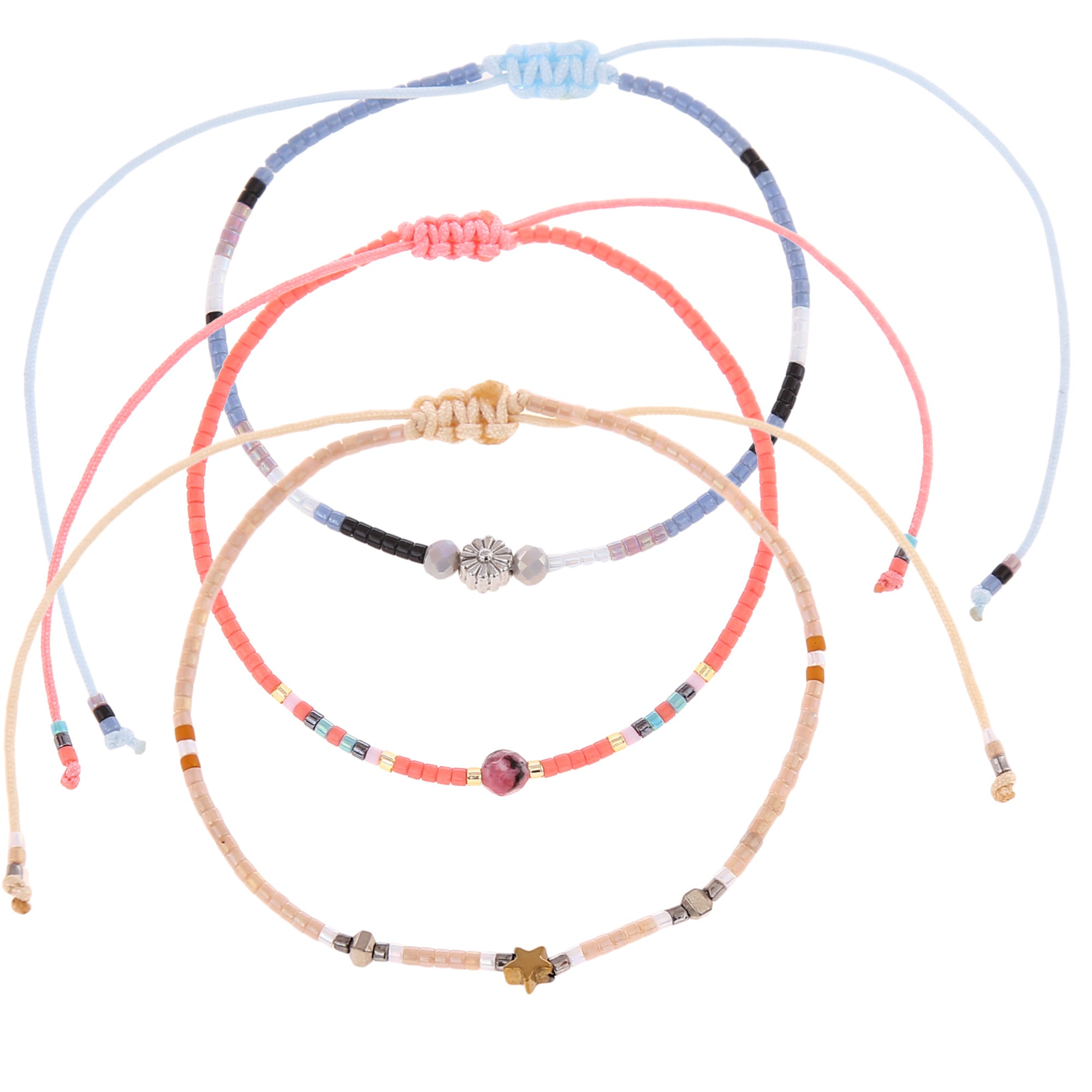 Japan Beads Anklet - Mix