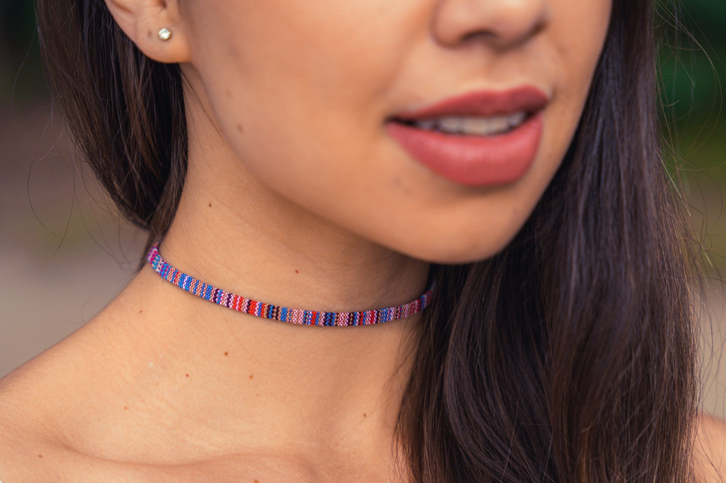 Boho Choker Necklace - Multi