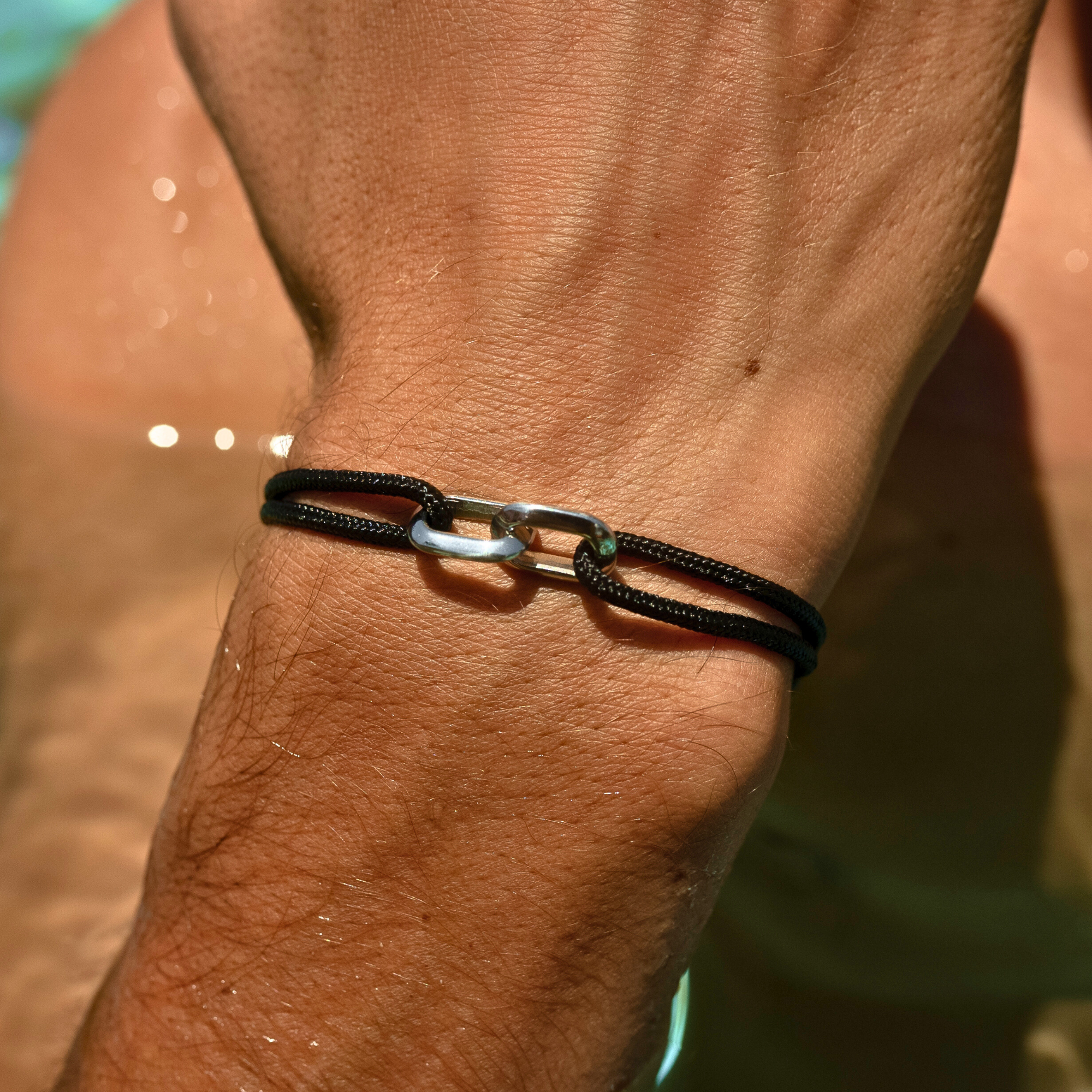 Unity Bracelet - Black Silver