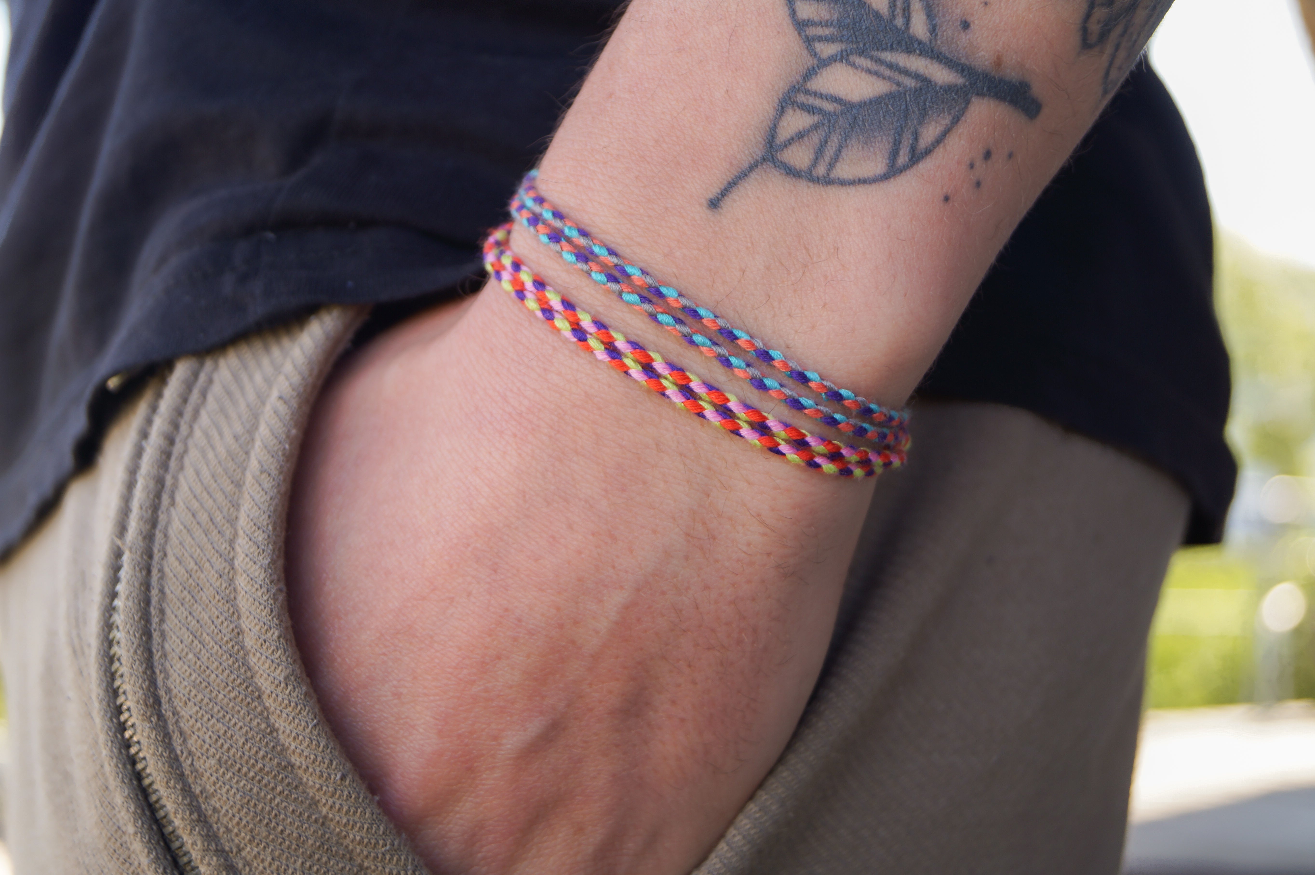 2x Cotton Surfer Bracelet -  Intensive